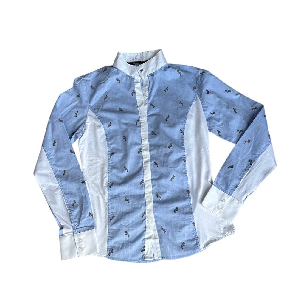 Equiline Competition Shirt Made in Italy Show Shirt NWT Size 44